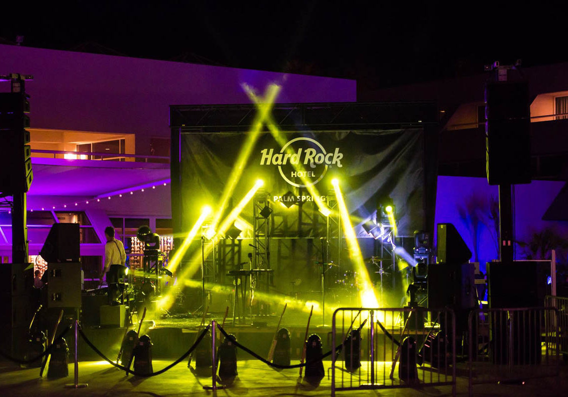 Hard Rock Stage Banner